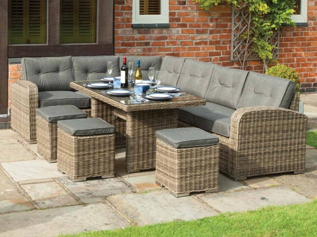 Thornbury Corner Dining Set Natural