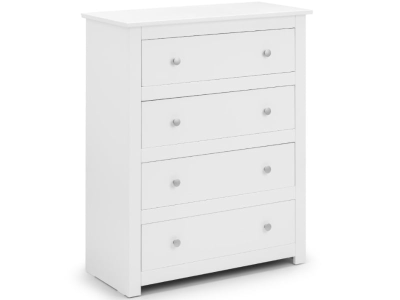 Julian Bowen Radley 4 Drawer Chest Surf White Drawer Chest