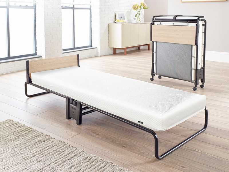 Jay Be Revolution Folding Bed with Memory e-Fibre Mattress Small Single Folding Bed