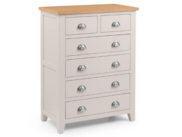 Julian Bowen Richmond 4 plus 2 Drawer Chest Drawer Chest | Bed Sava
