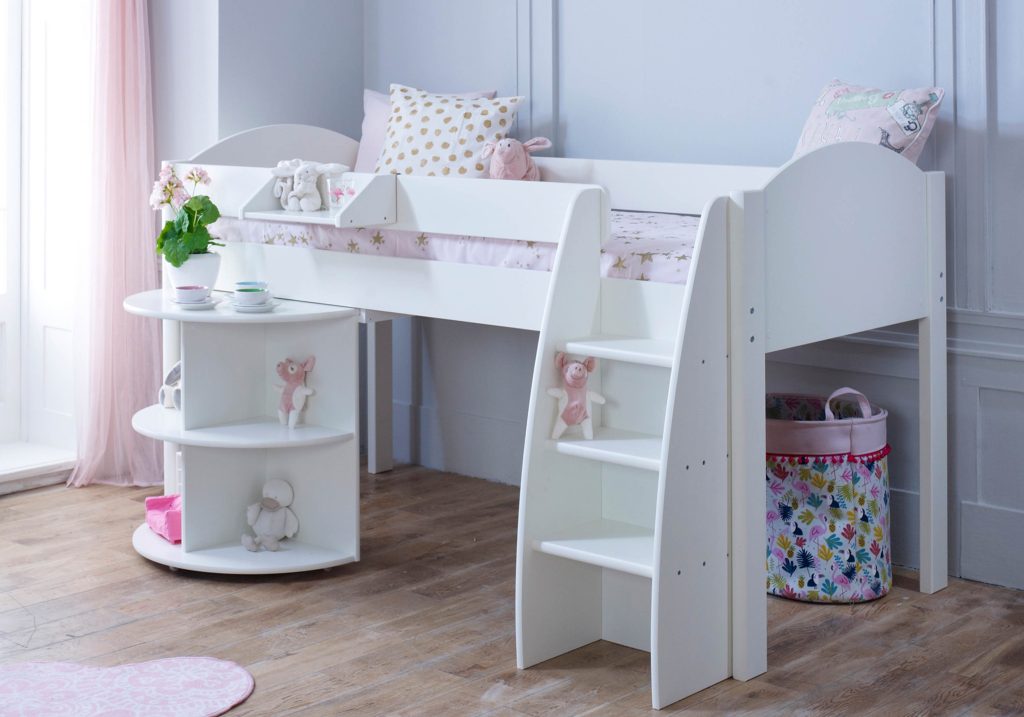 Kids Avenue Eli B Mid Sleeper-White/White