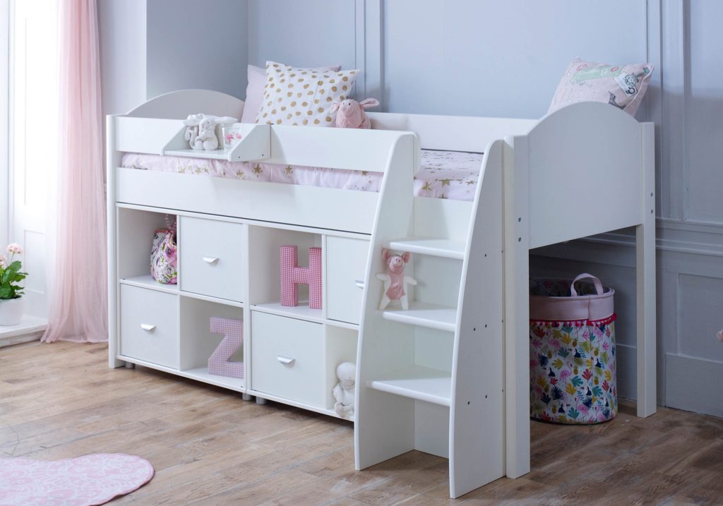 Kids Avenue Eli F Mid Sleeper-White/White
