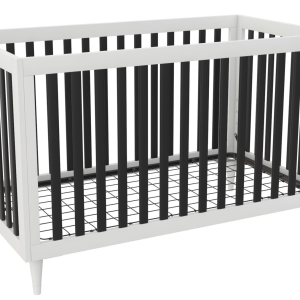 Little Seeds Rowan Valley Flint 3in1 Crib Black and White Cot Bed | Bed Sava