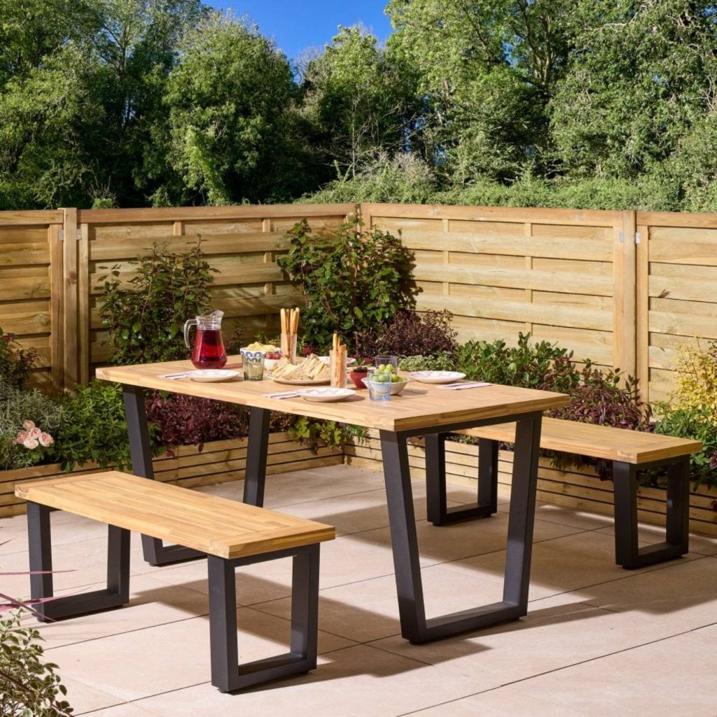 Rowlinson Stockholm 4 Seat Dining Set