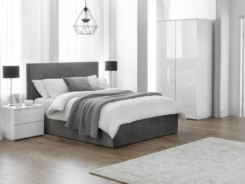 Julian Bowen Shoreditch Storage Bed King Size Ottoman Bed