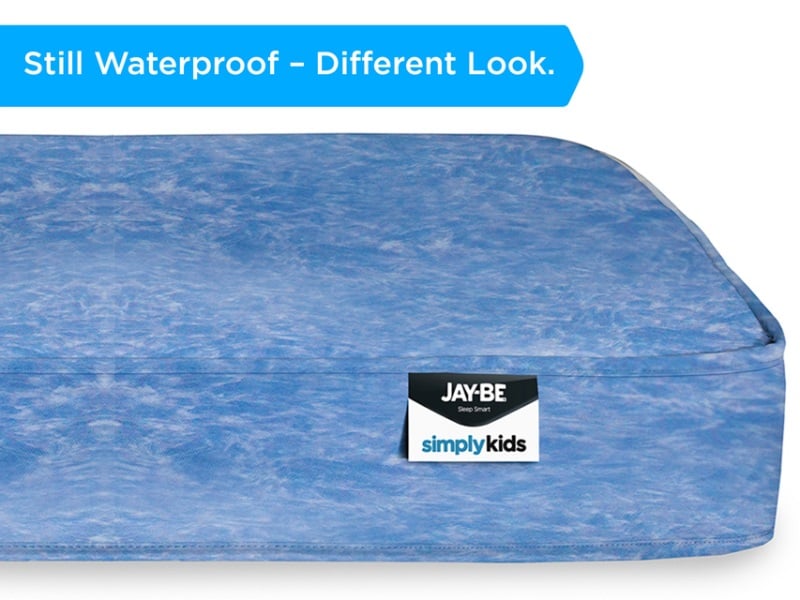 Jay Be Simply Kids Waterproof Anti-Microbial Foam Free Sprung European Single Kids Mattress