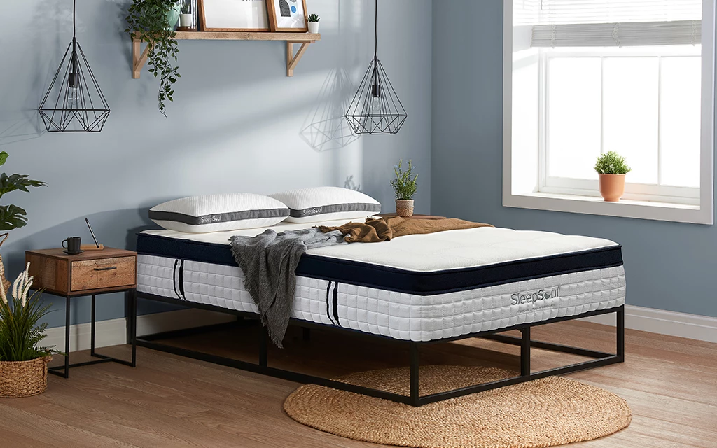 SleepSoul Celest 3000 Pocket Pillow Top Mattress, King Size