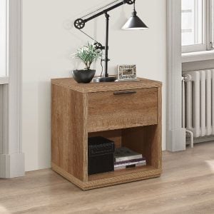 Birlea Stockwell 1 Drawer Bedside Bedside Chest | Bed Sava
