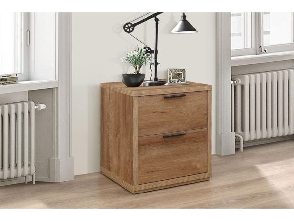 Birlea Stockwell 2 Drawer Bedside Bedside Chest | Bed Sava
