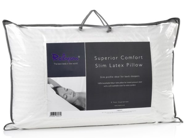 Relyon Superior Comfort Slim Latex Pillow | Bed Sava