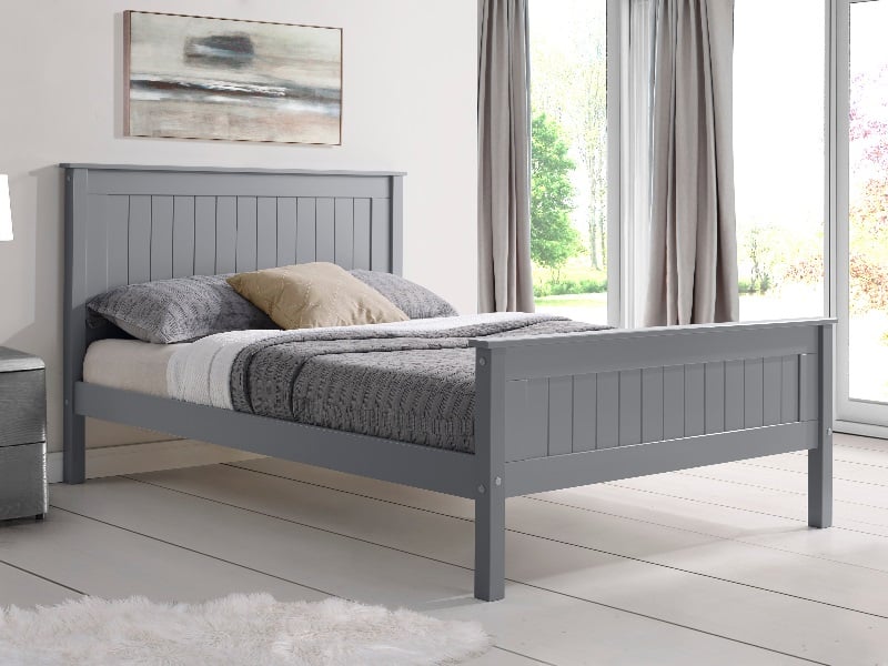 Limelight Taurus Single Grey Wooden Bed