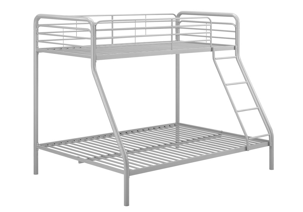 Dorel Single Over Double Bunk Bed-Grey