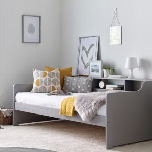 Bedmaster Tyler Guest Bed Single Wood Grey Guest Bed | Bed Sava