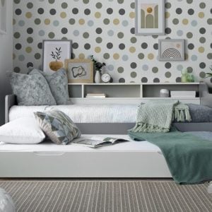 Bedmaster Tyler Guest Bed Single Grey and White Guest Bed | Bed Sava