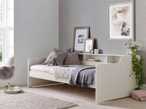 Bedmaster Tyler Guest Bed Single White Guest Bed | Bed Sava