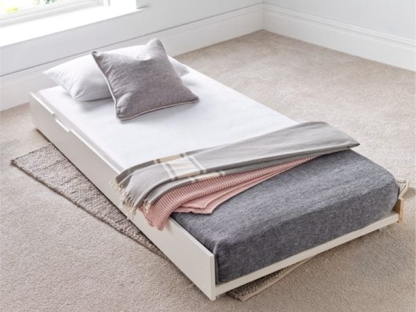 Bedmaster Tyler Trundle Only White Underbed Drawer | Bed Sava