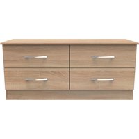 Avon Ready Assembled 4 Drawer Bed Box - Bardolino (Light Oak)