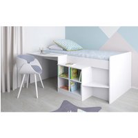 Single Cabin Pilot Storage Bed - White
