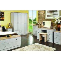 Vienna Ready Assembled 4 Piece Bedroom Set - Kashmir Ash & Bardolino Oak