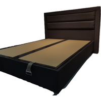 Woohoo Ottoman Divan Design Bed Frame - Black