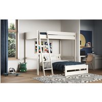 Tera Small Double High Sleeper With L Shaped Small Double Bed White  - White