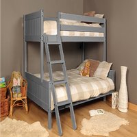 Triple Wooden Bunk Bed  - Grey