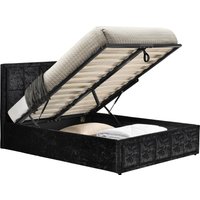 Birlea Hannover Ottoman Bed - Black / Small Double