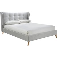 Birlea Harper Fabric Bed - Grey / Small Double