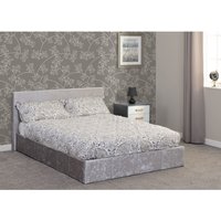Waverley Double Storage Bed - Crushed Grey Velvet
