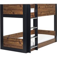 Solomon Bunk Bed - Wood and Black
