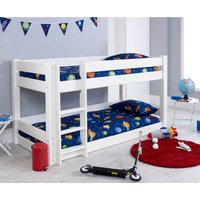 Scandinavia Low Bunk Bed - White