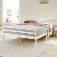 Alpine Bed Frame - White / Single
