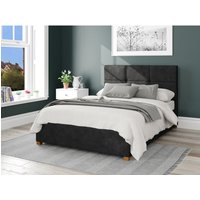 Caine Kimiyo Linen Ottoman Storage Bed - Charcoal / King