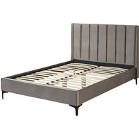 Phoebe Bed Frame - Grey / Double
