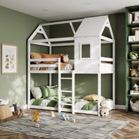 Hideaway Bunk Bed - White