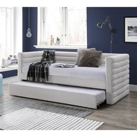 Yuma Boucle Guest Bed - White