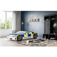 Police Car Bed - White