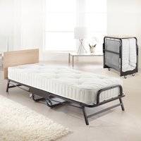 Crown Premier Sprung Folding Bed with Mattress  - Black