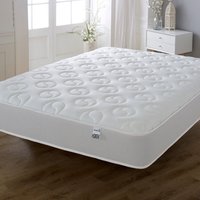 Starlight Beds 9" Deep Ying Yang Cool Touch with Memory Foam and Spring Mattress - White / Small Double