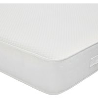 25cm Deep Bubble Stretch Memory foam with Orthopaedic Foam Twill Border Mattress - White / Small Single / Bubble Stretch Top panel