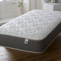 Starlight Beds 9" Deep Ying Yang Cool Touch with Memory Foam and Spring Mattress - Grey / Shorty