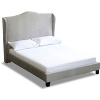 Chateaux Wing Bed Frame - Silver / King