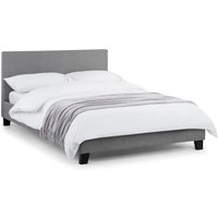 Rialto Fabric Bed Frame - Grey / Double