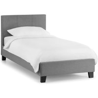 Rialto Fabric Bed Frame - Grey / Single