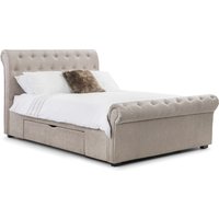 Ravello Storage Bed - Mink Chenille / Double