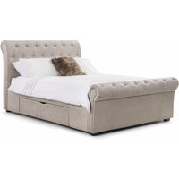 Ravello Storage Bed - Mink Chenille / King