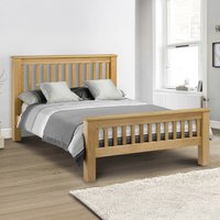 Amsterdam Oak Bed Frame - Oak / Superking