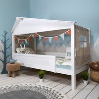 Inka Treehouse Bed Low in Classic White  White | Bed Sava