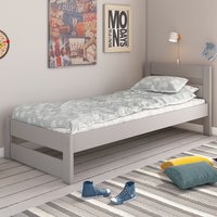 Tera Single Bed Grey - Grey