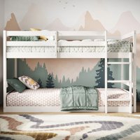 Rest Relax Saturn Low Bunk Bed  - White